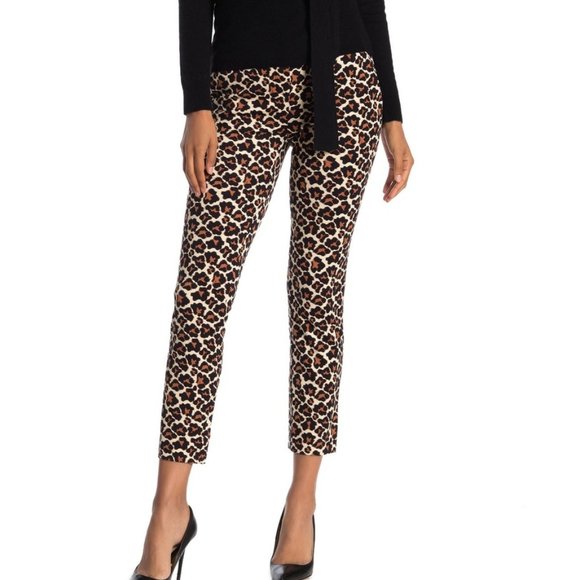 Diane Von Furstenberg Leopard Print Trousers